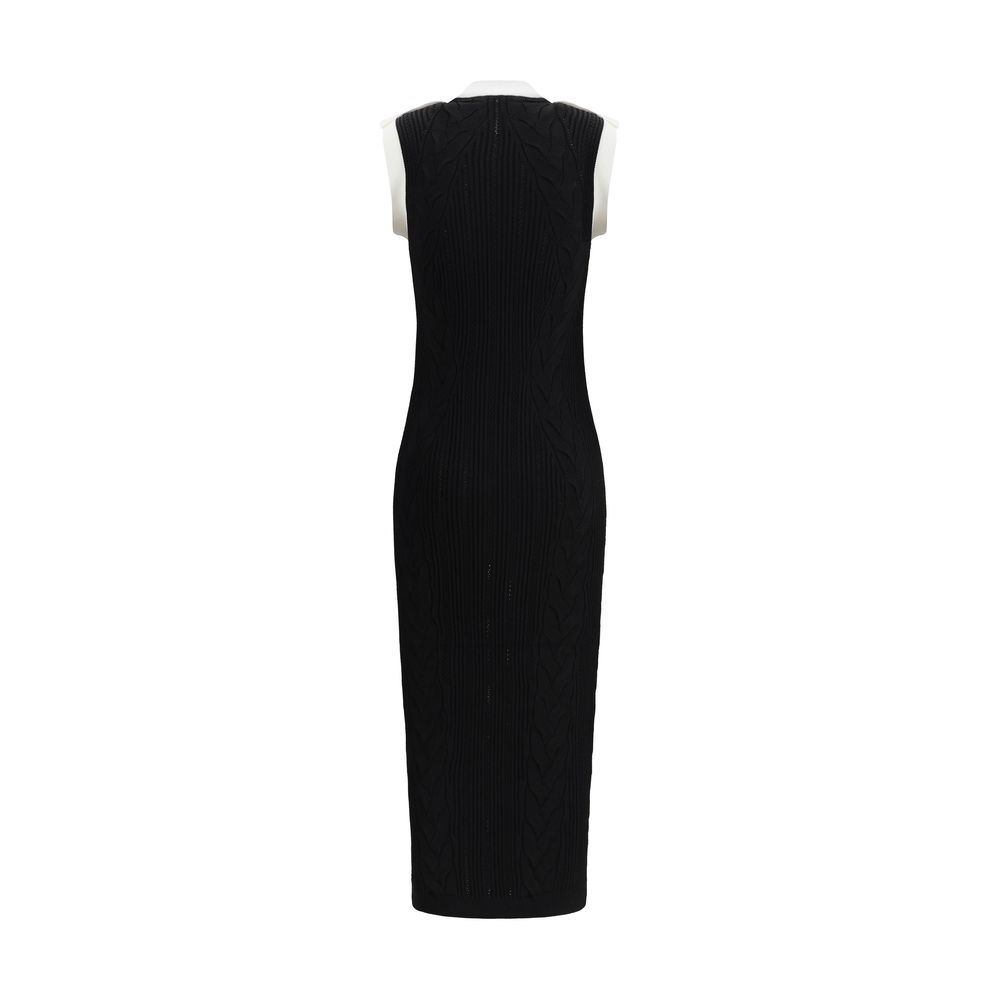 Balmain Black Viscose Casual Dress