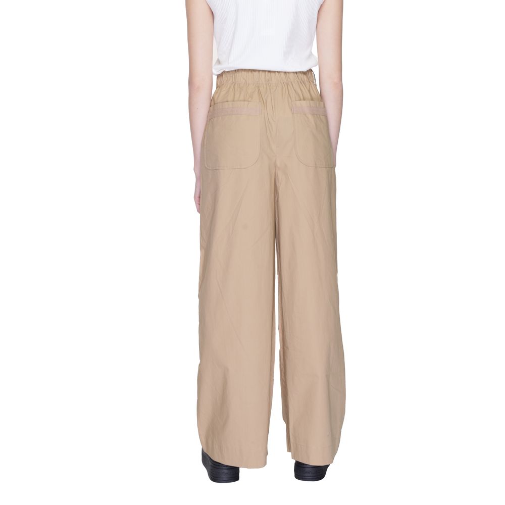 Blauer Beige Cotton Casual Pants Blauer