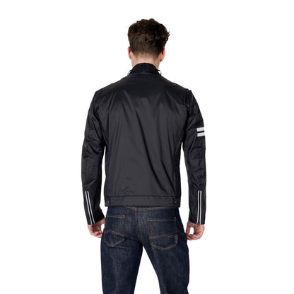 Blauer Black Polyamide Biker Jacket Blauer