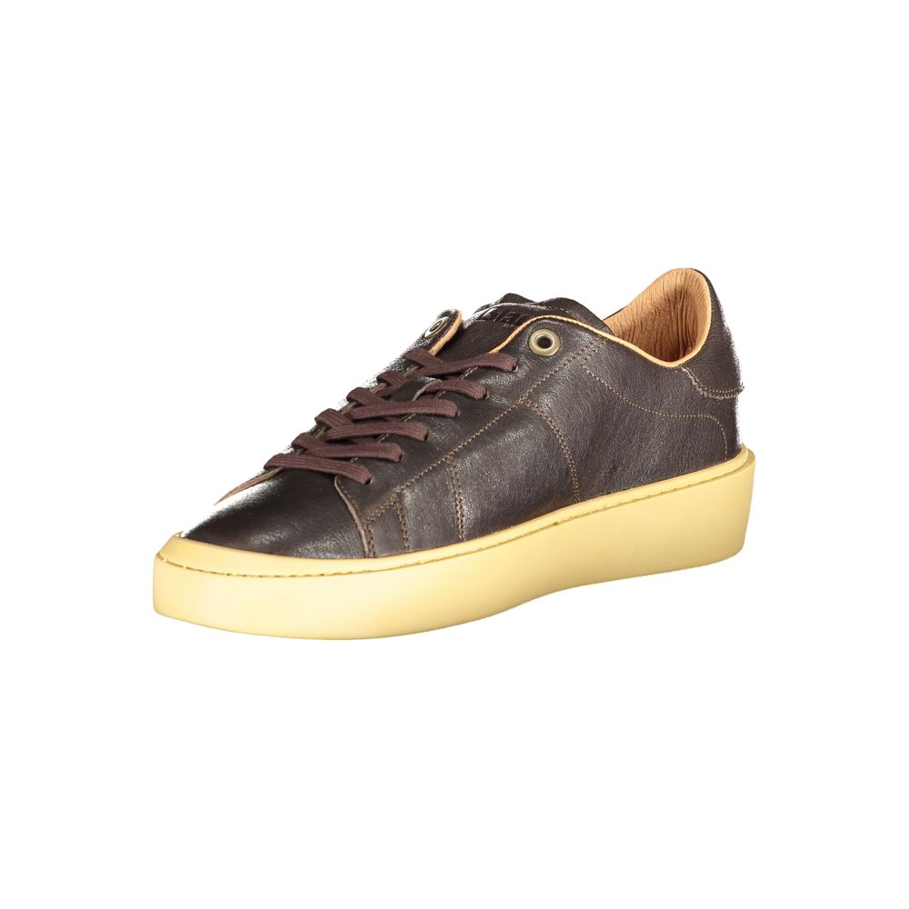 Blauer Marrone Leather Men Sneaker