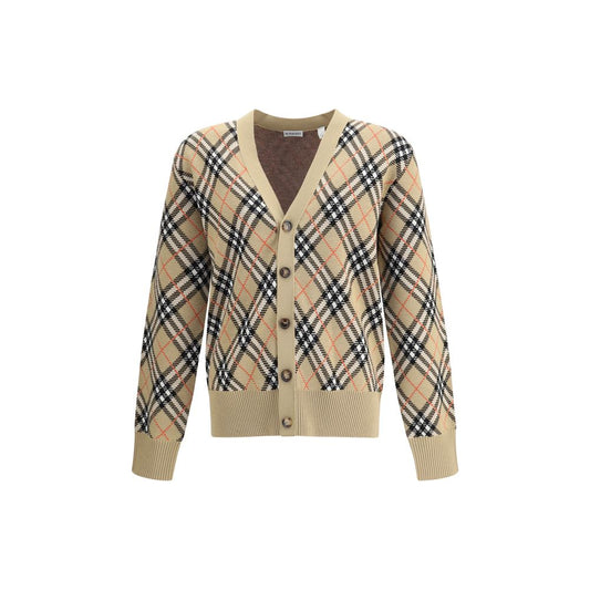 Burberry Beige Wool Cardigan Burberry