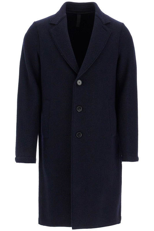 Harris Wharf London single-breasted wool coat in boiled Jackets Harris Wharf London