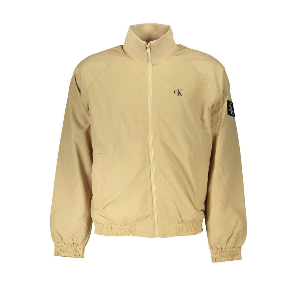 Calvin Klein Beige Polyamide Men Jacket
