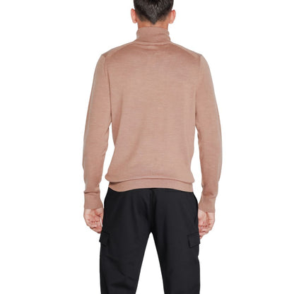 Calvin Klein Beige Wool Turtleneck Calvin Klein
