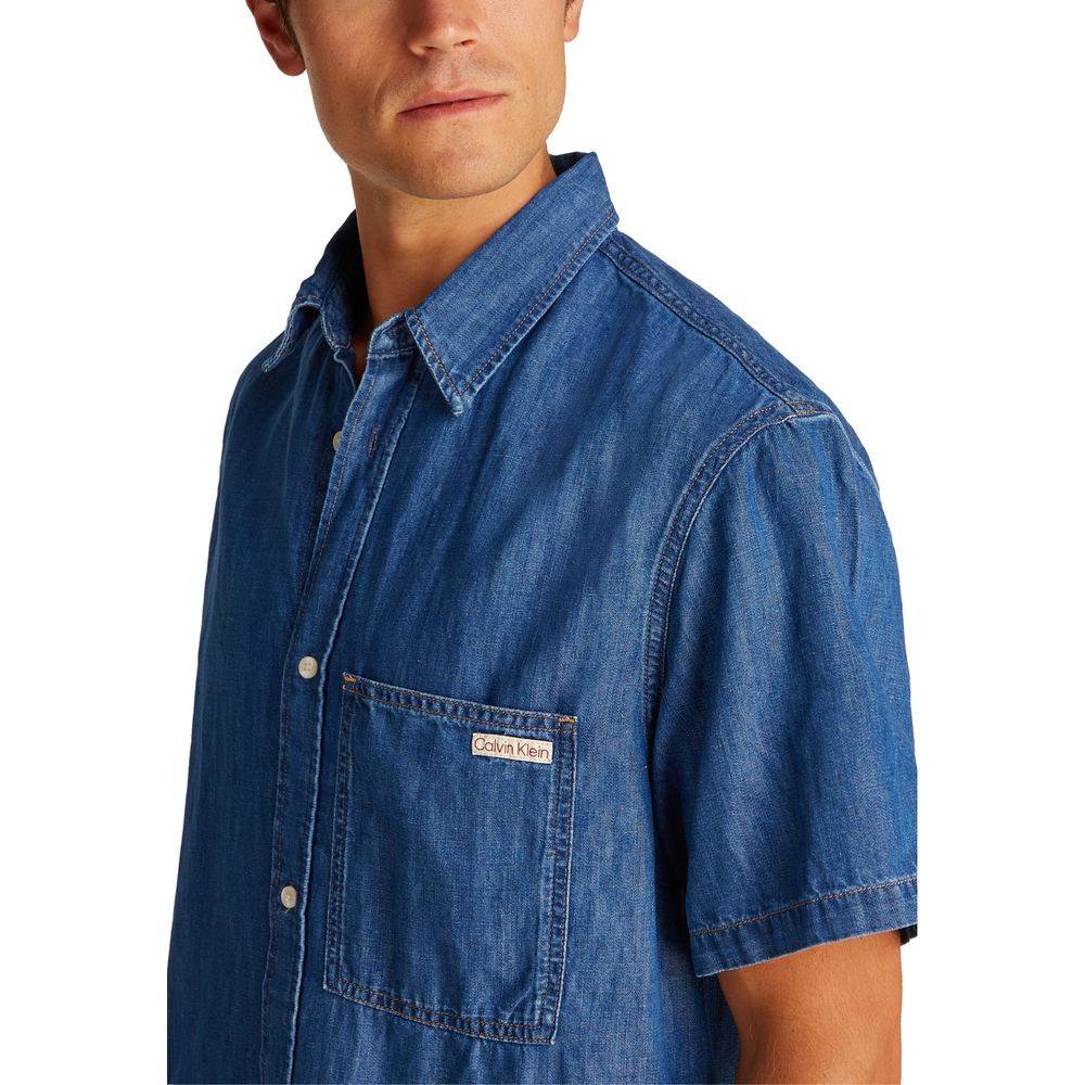Calvin Klein Jeans Blue Denim Shirt