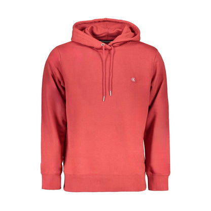 Calvin Klein Red Cotton Men Sweatshirt