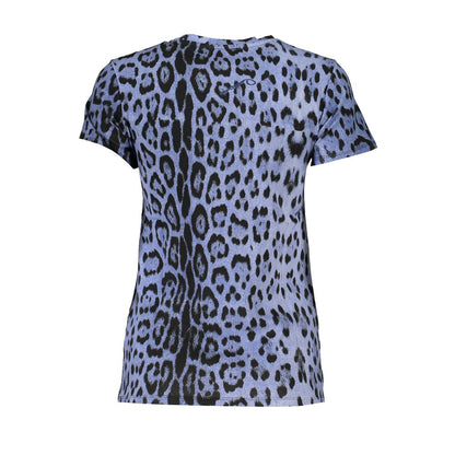 Cavalli Class Azzurro Cotton Women T-Shirt
