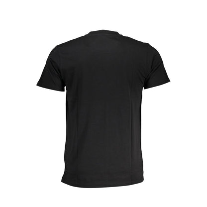 Cavalli Class Nero Cotton Men T-Shirt