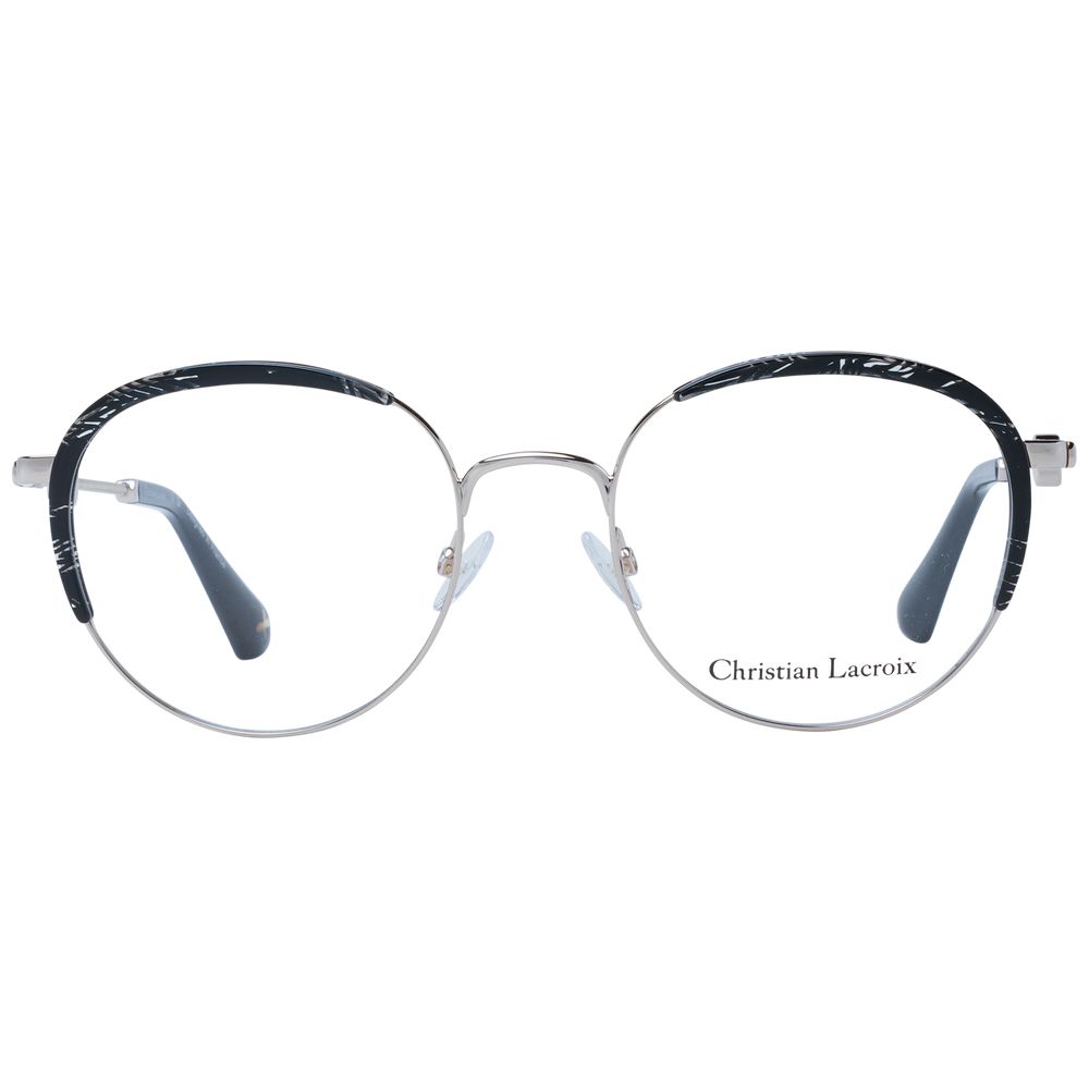 Christian Lacroix Black Metal Glasses (Frames) Christian Lacroix