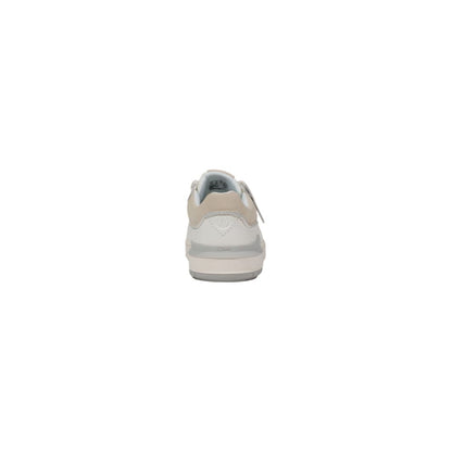 Clarks White Leather Low Top Sneakers Clarks