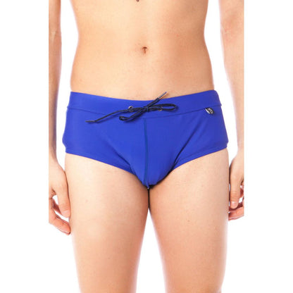 Datch Blue Polyamide Mens Swim Briefs Datch