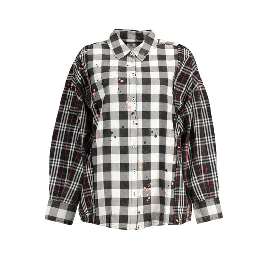 Desigual Black Cotton Women Shirt Desigual