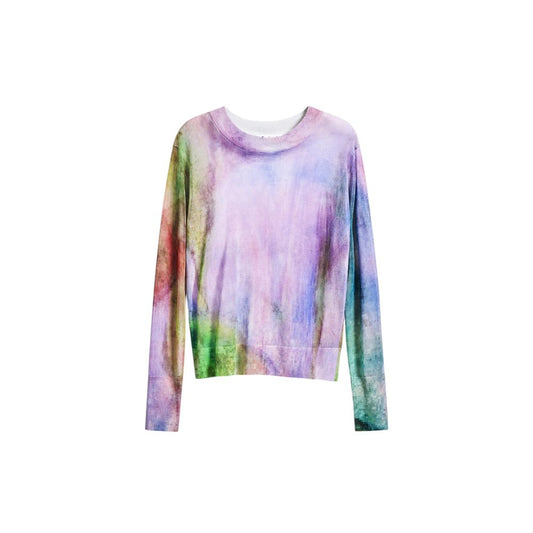 Desigual Purple Viscose Sweatshirt