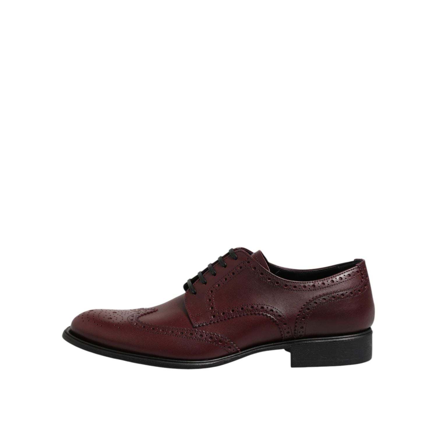Dolce & Gabbana Brown Leather Lace Up Derby Dress Shoes
