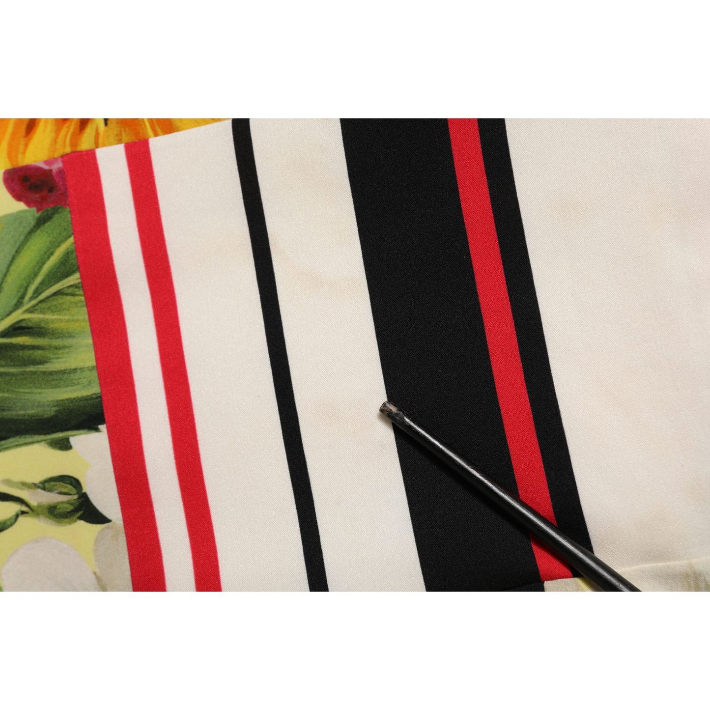 Dolce & Gabbana Multicolor Pachwork Charmeuse Floral Shift Dress