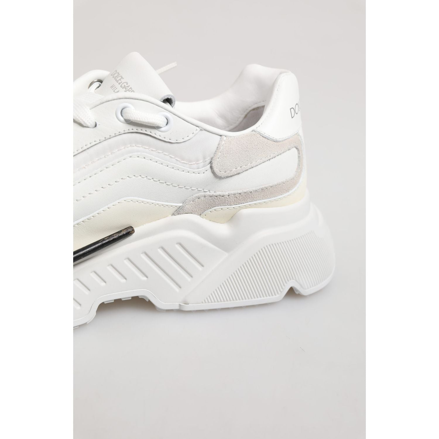 Dolce & Gabbana White Daymaster Low Top Mens Sneakers Shoes