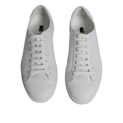 Dolce & Gabbana White Low Top Men Saint Tropez Sneakers Shoes