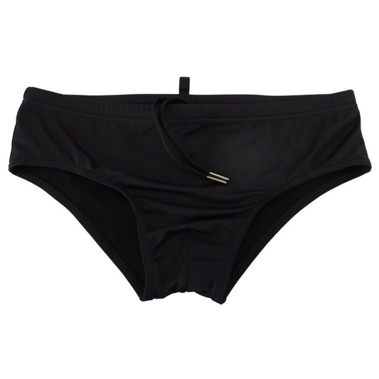 Dsquared² Black Polyamide Swim Briefs Dsquared²