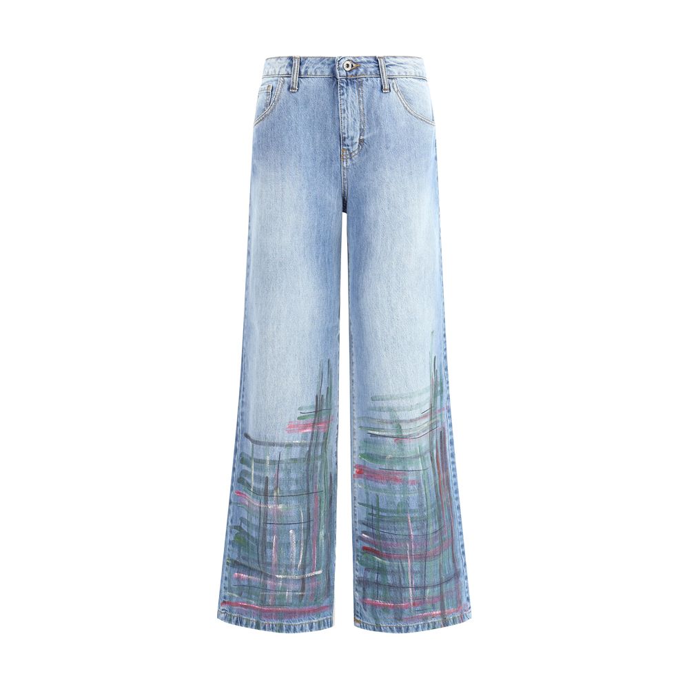 Ella Blue Cotton Jeans Denim Ella