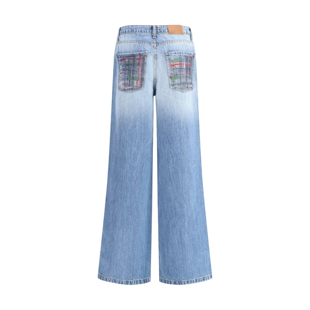 Ella Blue Cotton Jeans Denim Ella