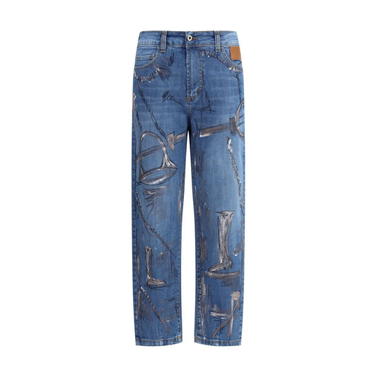 Ella Blue Cotton Slim Fit Jeans Ella