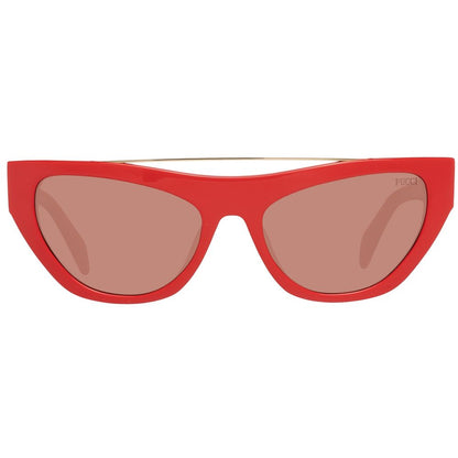 Emilio Pucci Red Metal Sunglasses Emilio Pucci