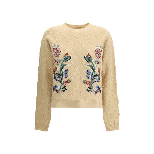 Etro Beige Wool Sweatshirt Etro