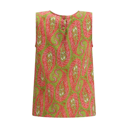 Etro Multicolor Polyester Top
