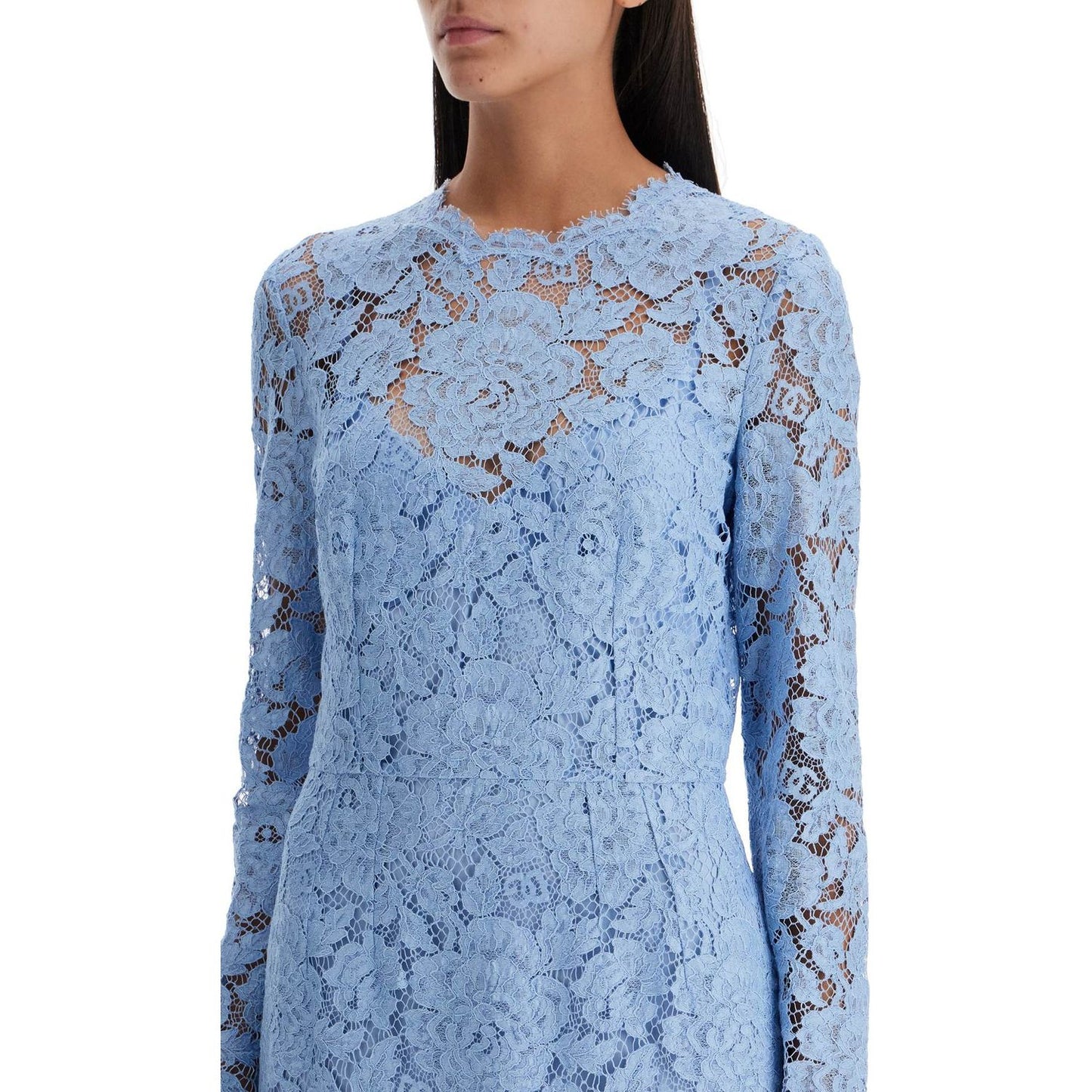 Dolce & Gabbana lace sheath dress blue Dresses Dolce & Gabbana