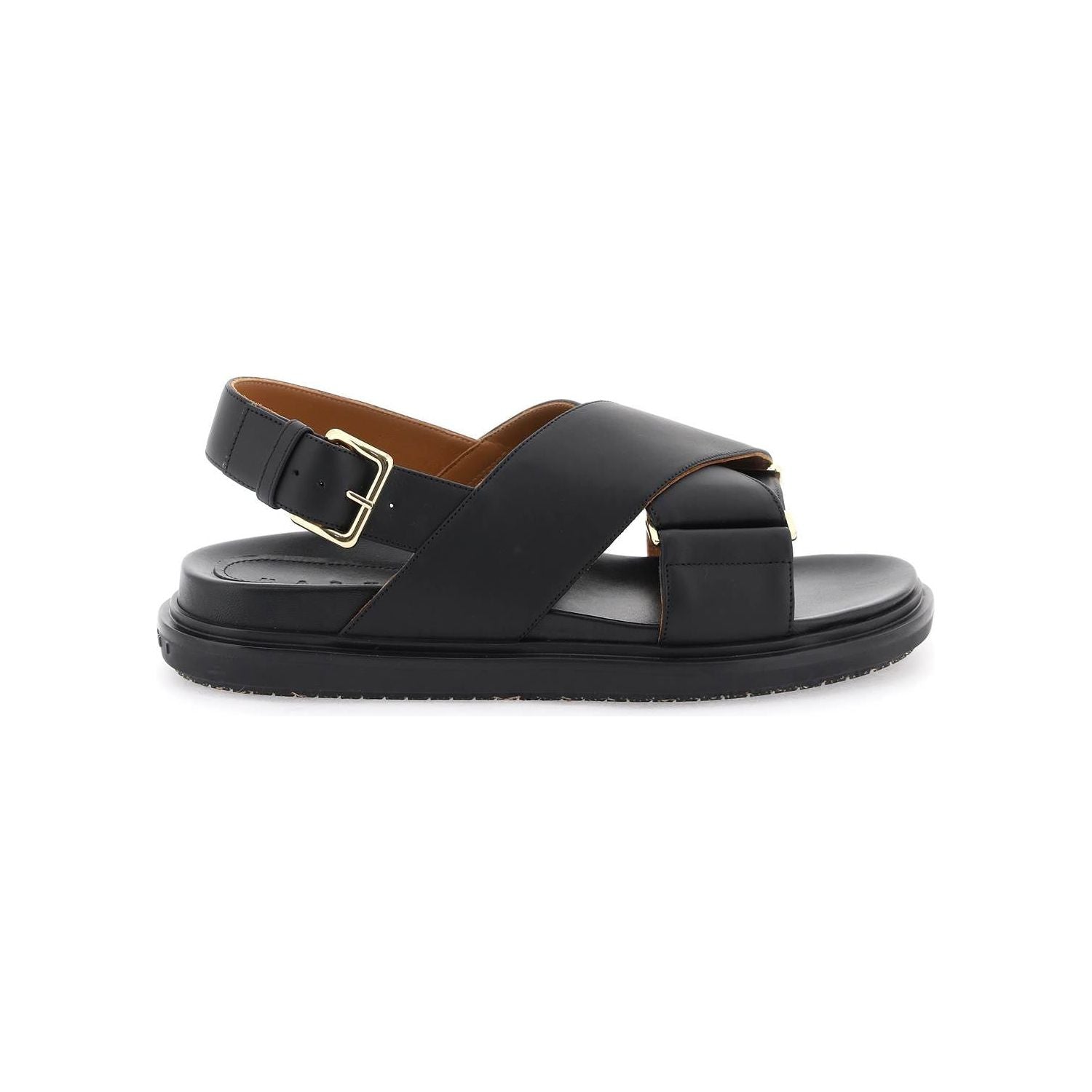 Marni fussbett leather sandals