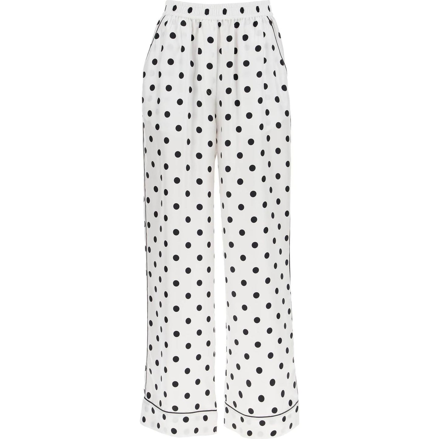 Dolce & Gabbana silk polka dot print pajama