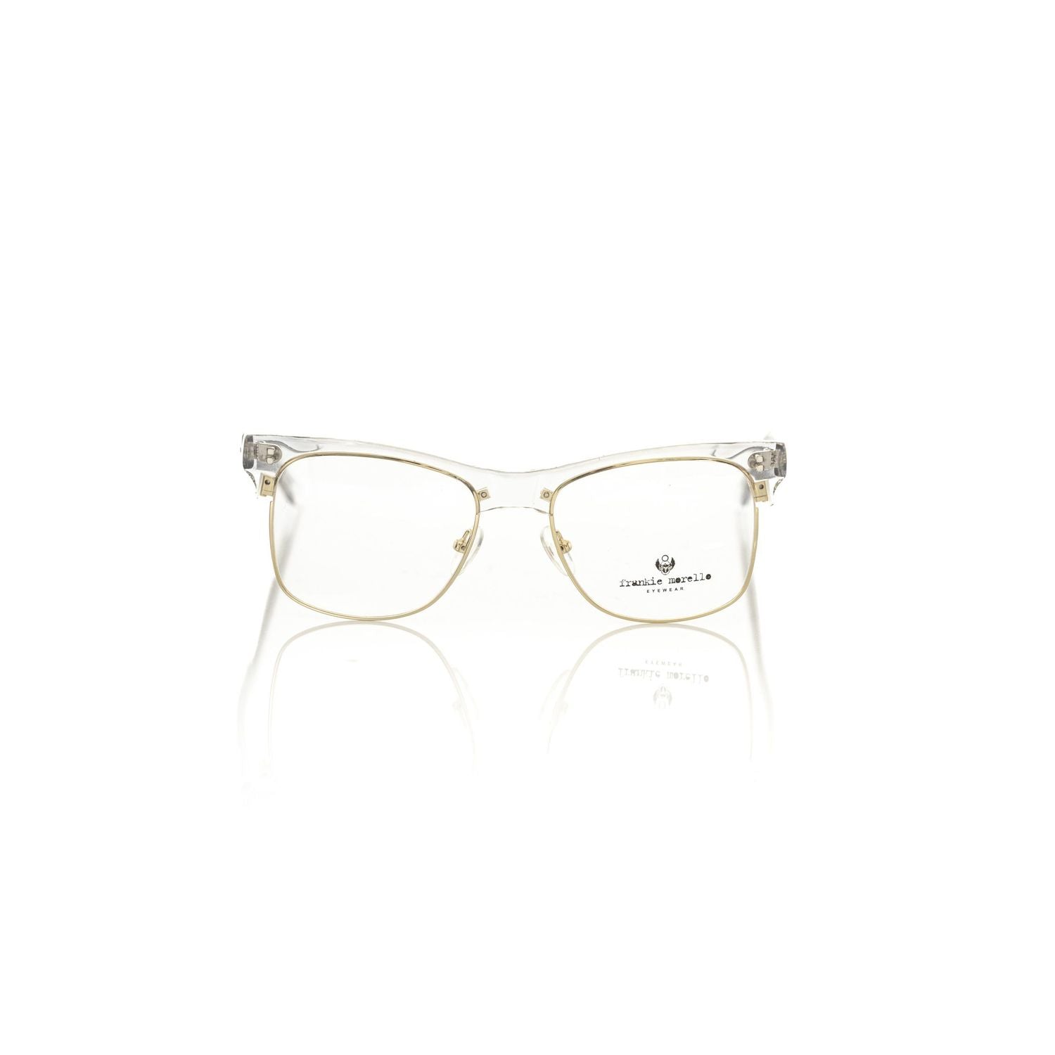 Frankie Morello Gold Metallic Fiber Men Frame