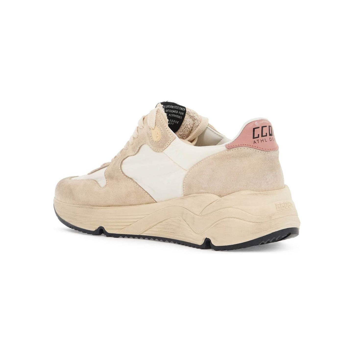 Golden Goose nylon and suede running sneakers with durable sole