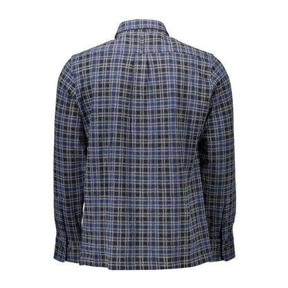 Gant Blu Cotton Mens Shirt Gant