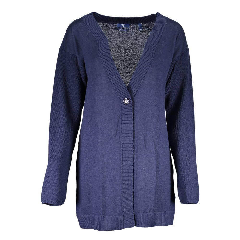 Gant Blu Wool Womens Cardigan Gant
