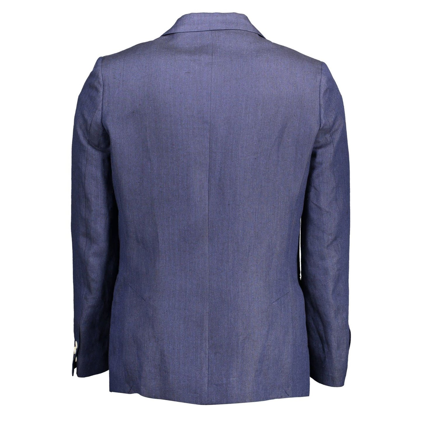 Gant Elegant Blue Linen Classic Jacket Gant