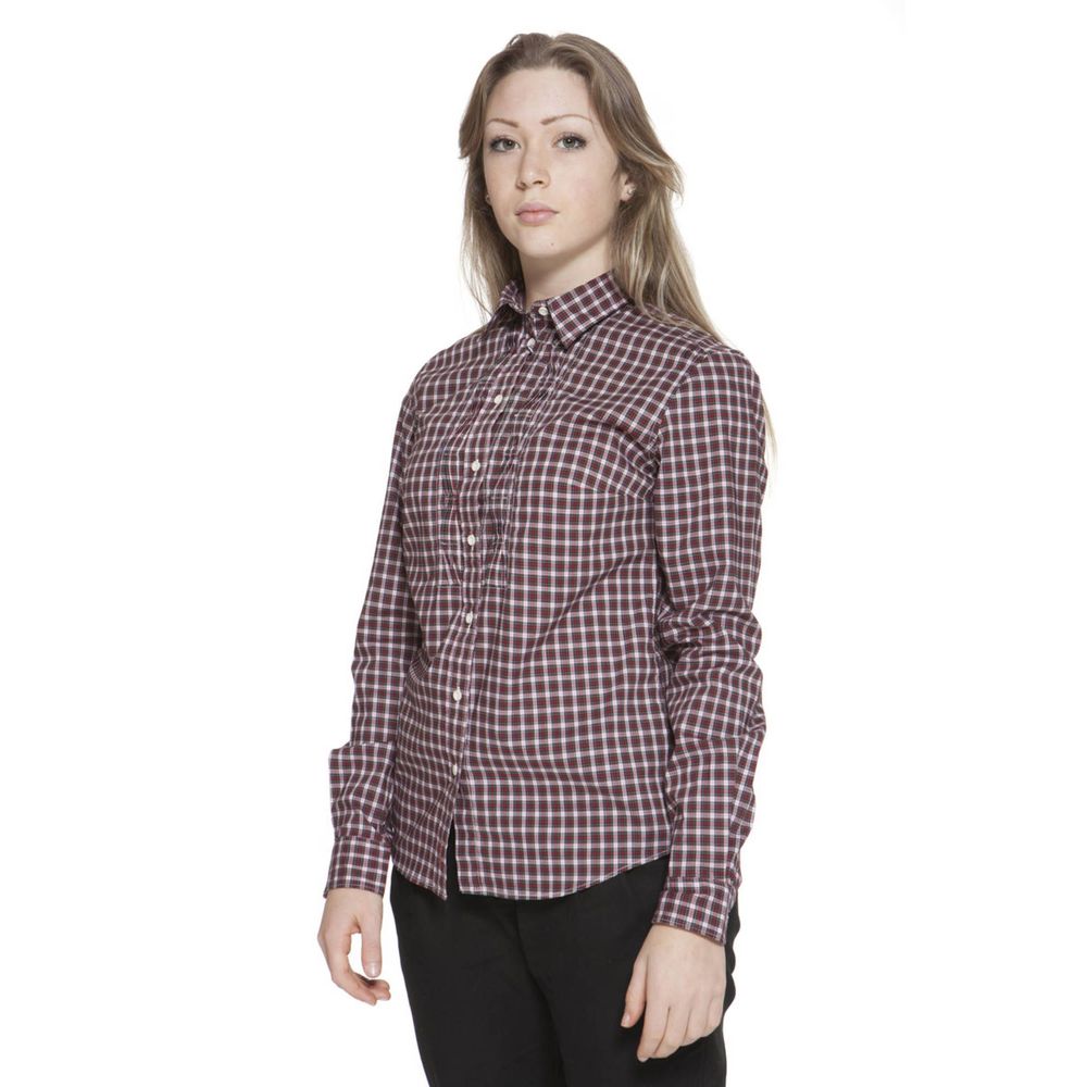 Gant Rosso Cotton Women Shirt Gant