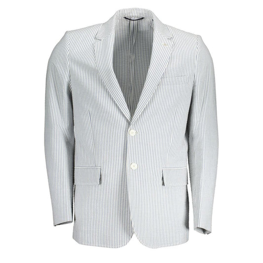 Gant White Cotton Men Jacket Gant