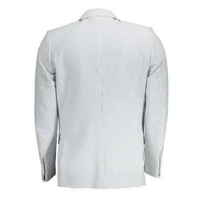 Gant White Cotton Men Jacket Gant