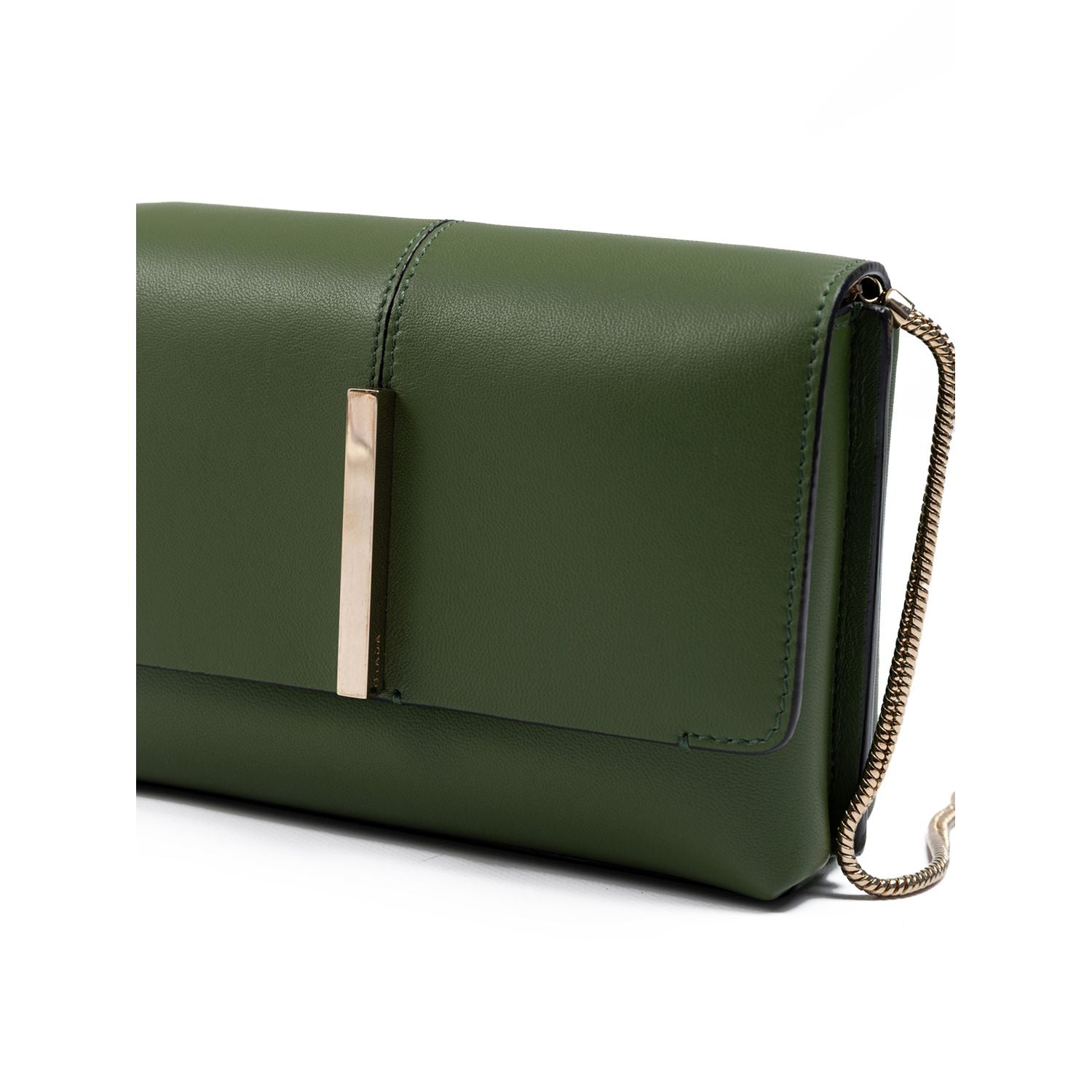 Giada Dark Green Leather Crossbody Bag