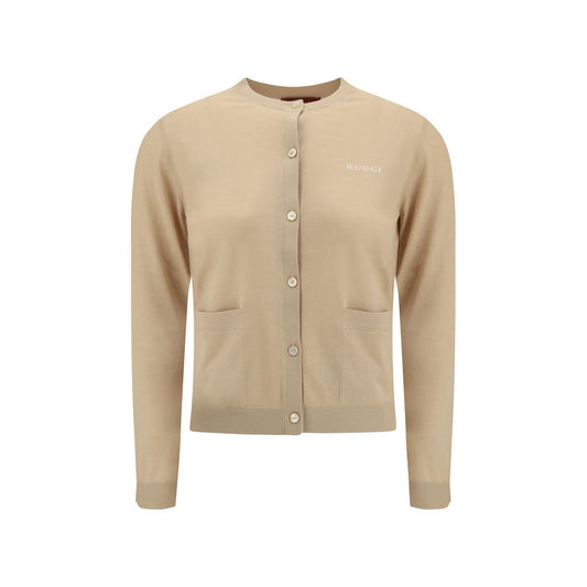 Gucci Beige Cashmere Cardigan Gucci