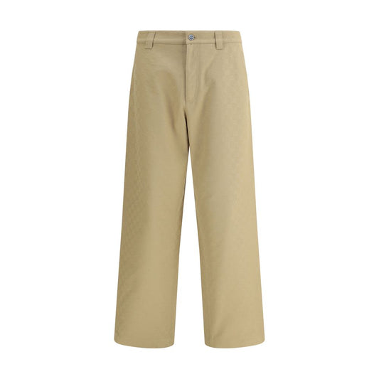 Gucci Beige Cotton Casual Pants Gucci