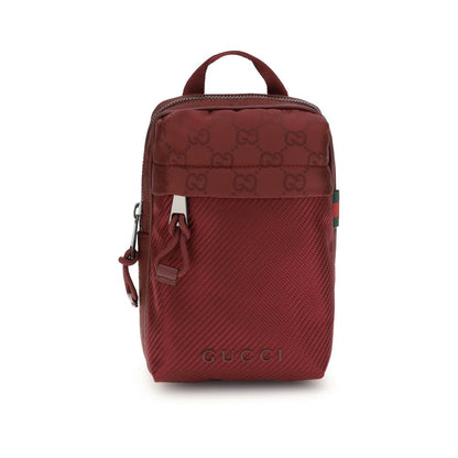 Gucci Bordeaux Polyamide Shoulder Bag