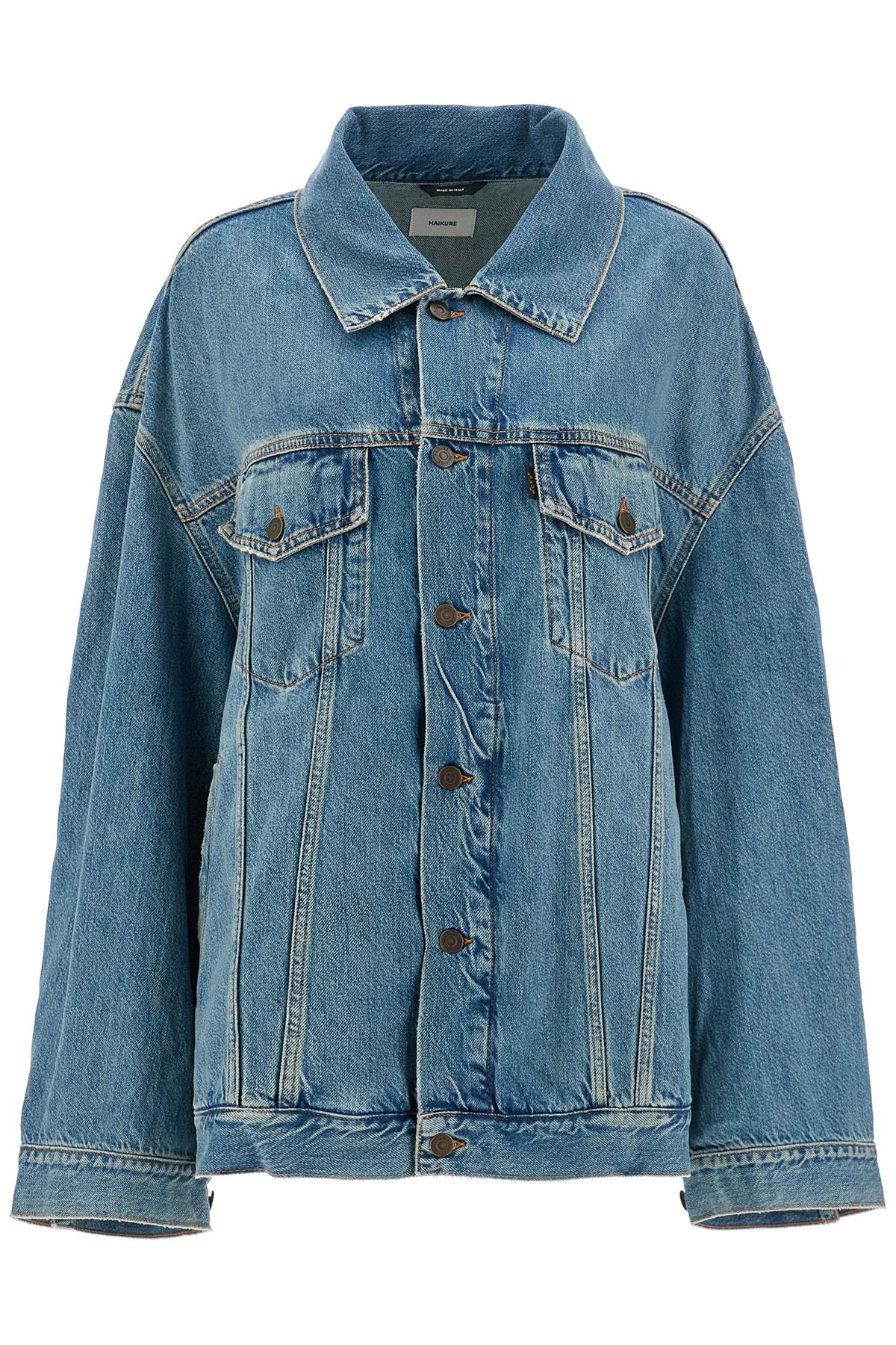 Haikure "janet's oversized denim jacket Jackets Haikure