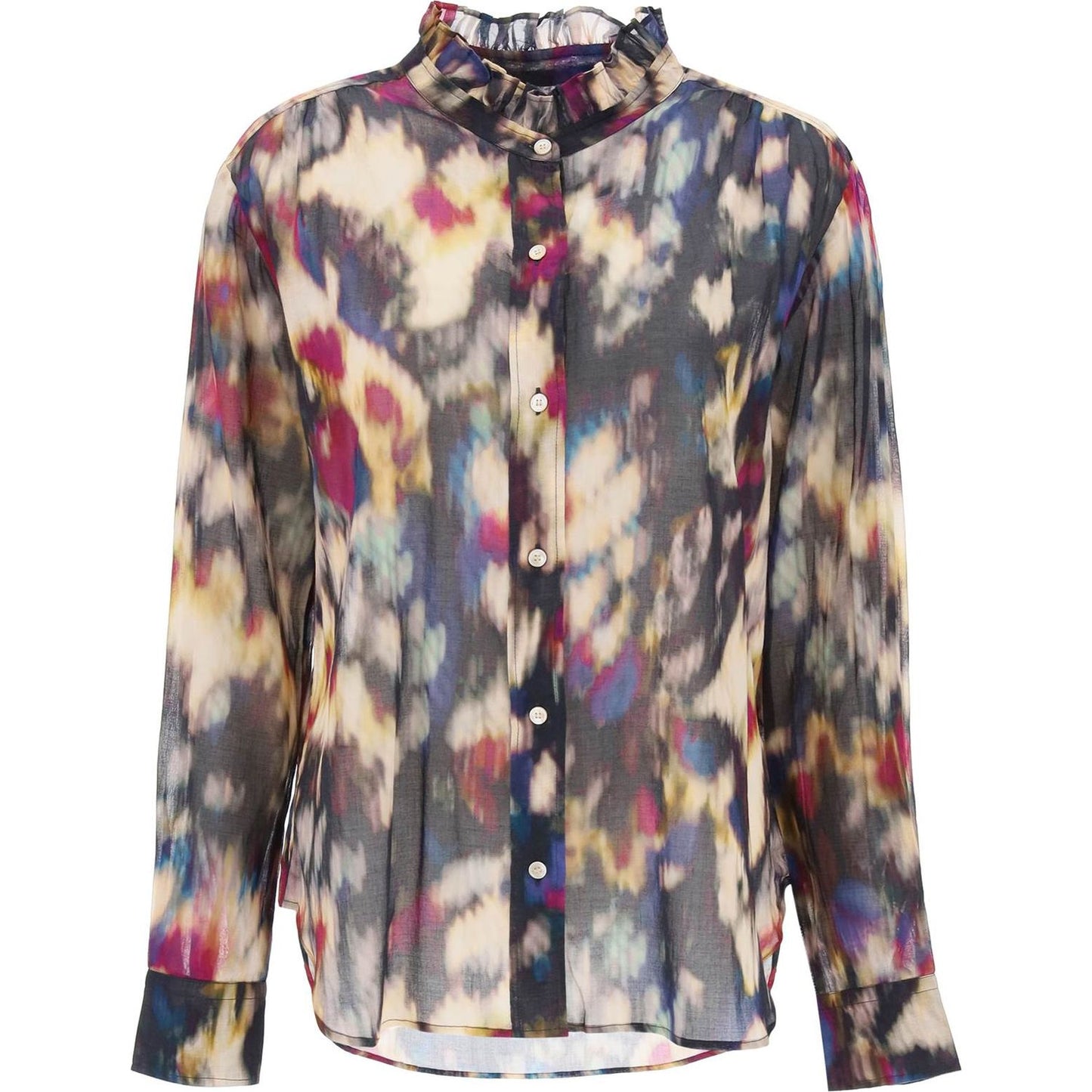 Isabel Marant Etoile gamble shirt with shaded motif Topwear Isabel Marant Etoile