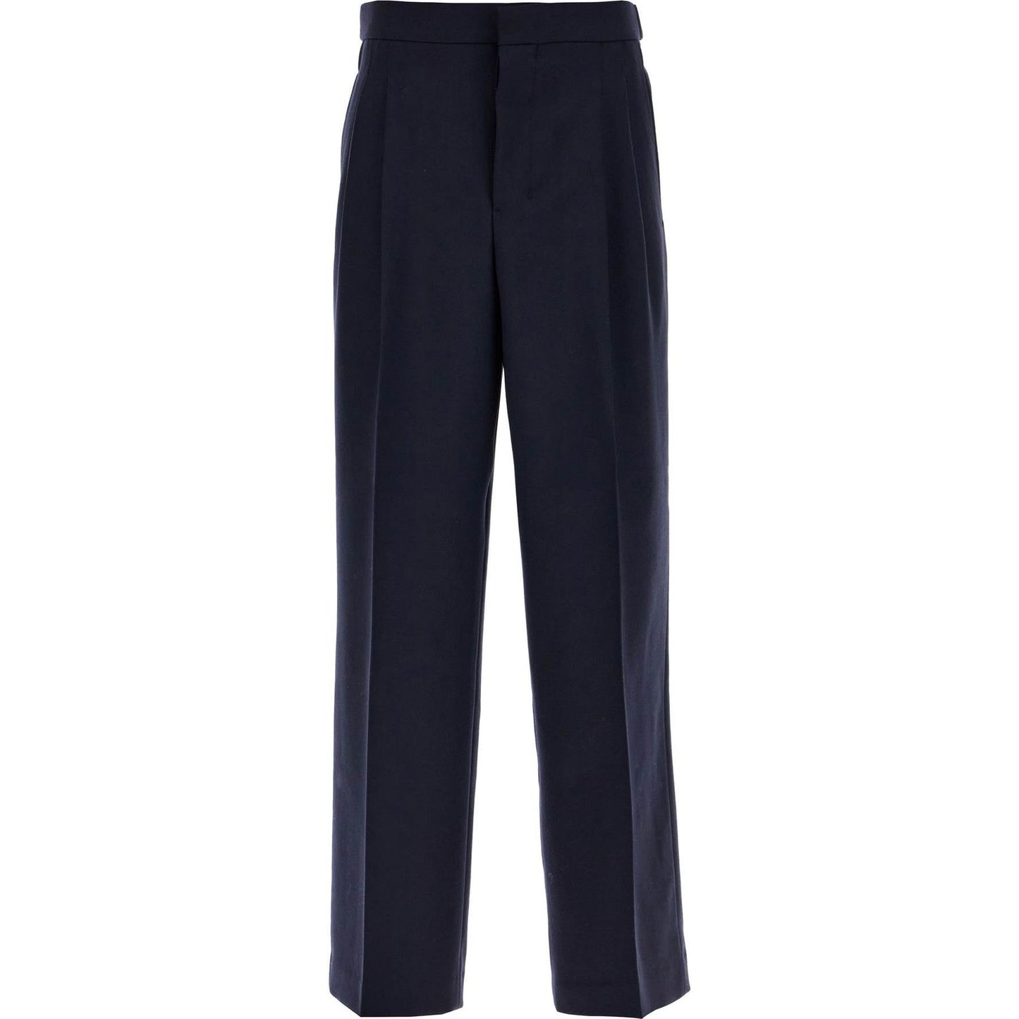 Ami Alexandre Matiussi large fit wool gabardine trousers Trousers Ami Alexandre Matiussi