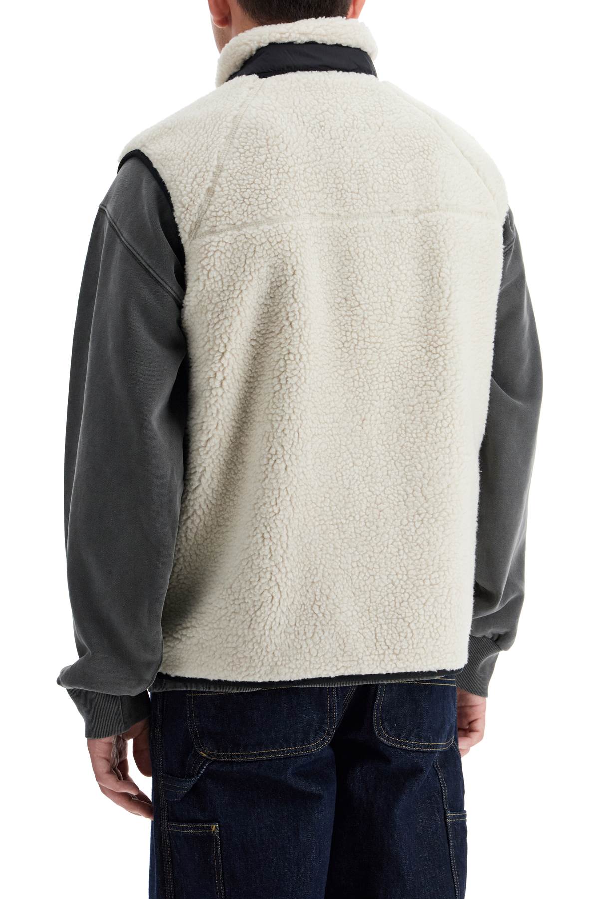 Carhartt Wip prentis liner vest in sherpa fleece Vests Carhartt Wip