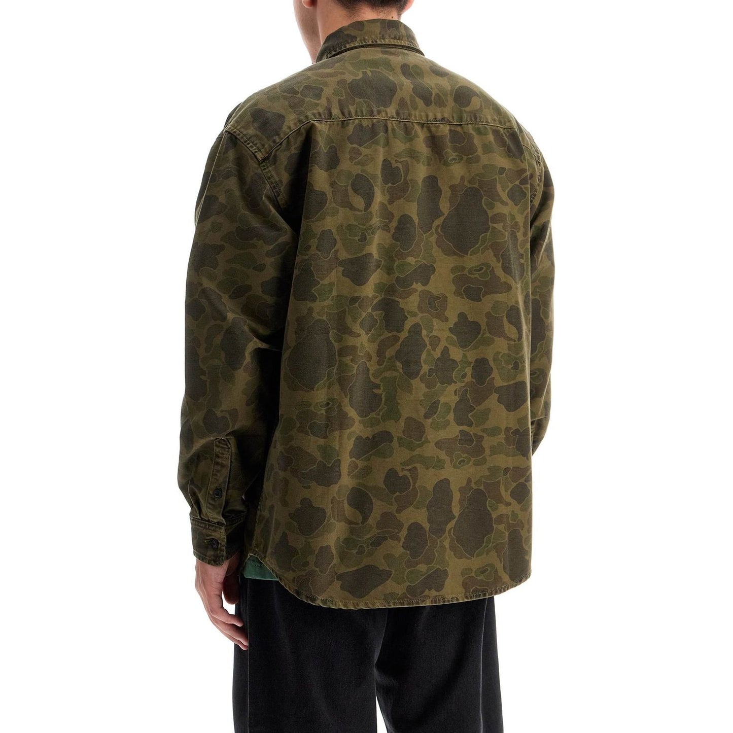 Carhartt Wip cotton canvas duck camouflage print overshirt Shirts Carhartt Wip