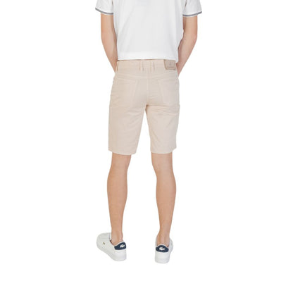 Jeckerson Beige Cotton Bermuda Shorts Jeckerson