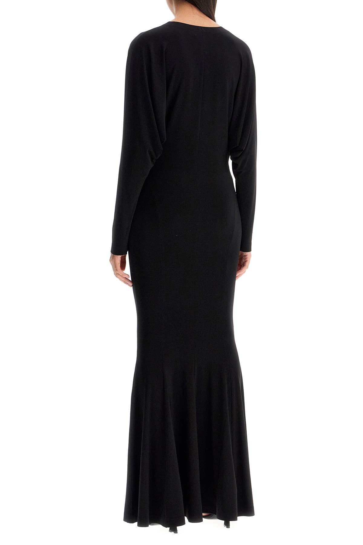 Norma Kamali Norma Kamali mermaid-style dress with dolman sleeves